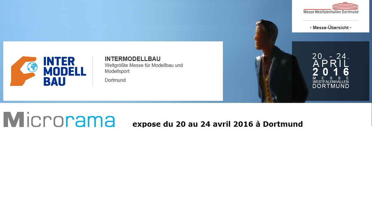 Microrama expose à Intermodellbau Dortmund 2016